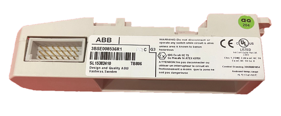 ABB TB806 3BSE008536R1 Advant 800xA Modulebus Adaptador de cable de extensión D-Sub 25, hombre