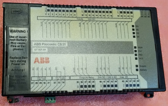 ABB 07KR91 GJR5250000R0303 Unidad de base 07 KR 91, módulo de procesador 230 VAC