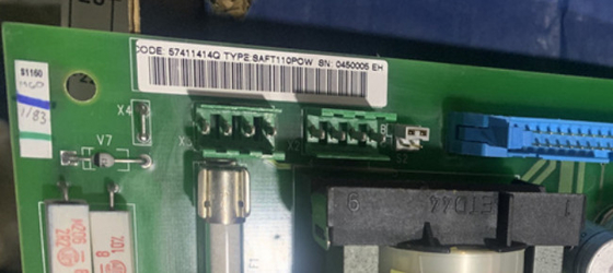 ABB SAFT 110 POW 57411414 Tabla de suministro de energía En stock Nuevo 57411414
