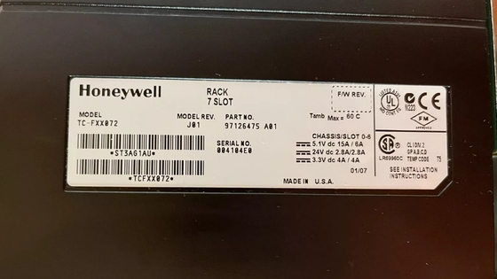 TC-FXX072 Honeywell 7 Chasis de rack de tarjetas de ranura para módulo DCS módulo PLC