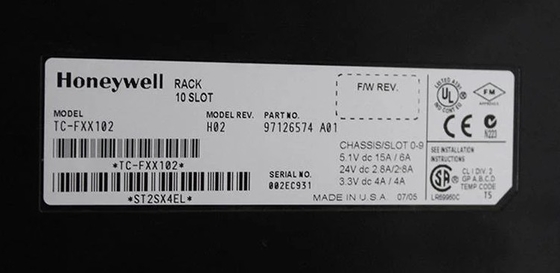 TC-FXX102 Honeywell Experion 10 Repuesto de chasis de ranura Nuevo en stock