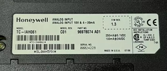 TC-IAH061 Honeywell Experion módulo de entrada analógica módulo PCL en stock