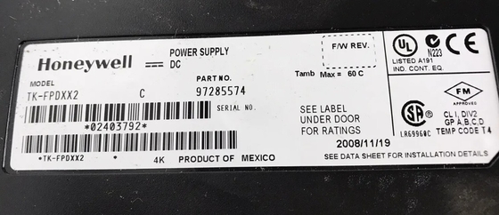 TK-FPDXX2 Modulo de suministro de energía estándar de Honeywell DCS Parts PLC Modulo
