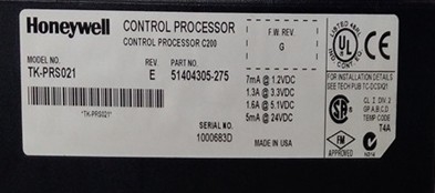 TK-PRS021 Procesador de control Honeywell Modulo de control Procesador de control Logix C200