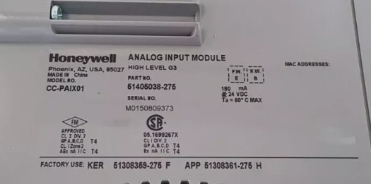 CC-PAIX01 Modulo de entrada analógico de Honeywell para el módulo de PLC Nuevo y original
