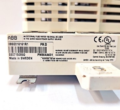 ABB PM864AK01 3BSE018161R1 AC 800M Unidad de procesador CPU módulo de entrada y salida