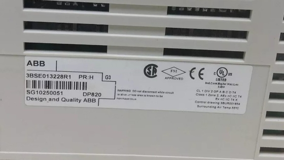 ABB DP820 3BSE013228R1 Contador de pulso RS-422 Módulo DCS Partes en stock