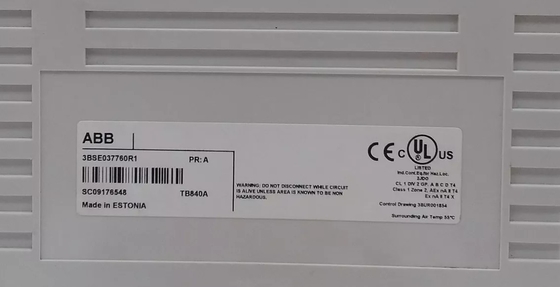 ABB TB840A 3BSE037760R1 Modem de grupo óptico de módulobus para operación redundante 1+1