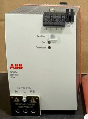 ABB SD834 3BSC610067R1 Suministro de energía S800 Módulo de E/S DCS Partes en stock