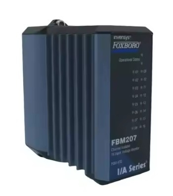 Foxboro FBM207 Monitor de voltaje / módulos de entrada de sentido de contacto soporta 16 señales de entrada discretas