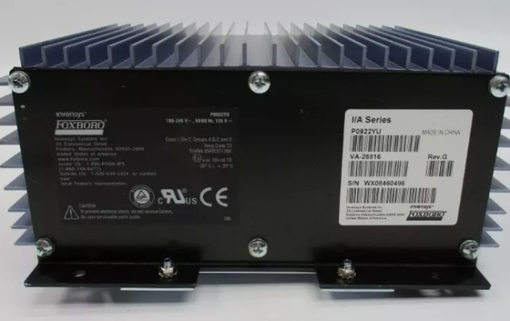Foxboro P0922YU Fuentes de alimentación de la serie 200 estándar proporcionan 24 V de CC a las placas base de la serie 200 estándar