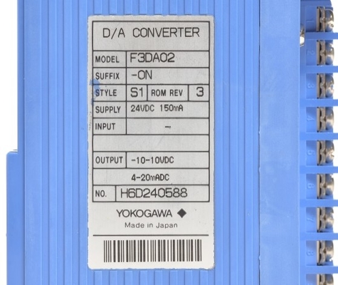F3DA02-0NS1 YOKOGAWA Módulo de salida digital analógica D/A Conversor PLC