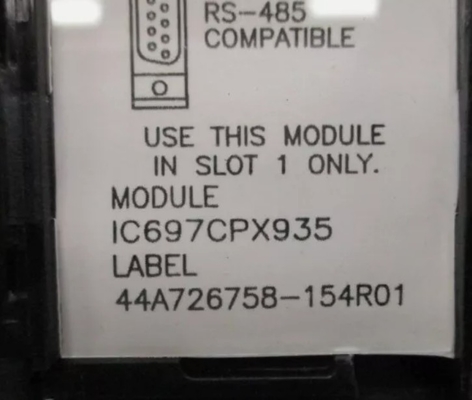 IC697CPX935 GE CPU de ranura única con tres puertos de serie Unidad de procesamiento central de punto flotante de 32 bits