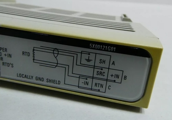 5X00121G01 Westinghouse Ovation 8 canales RTD Información de cableado del bloque terminal