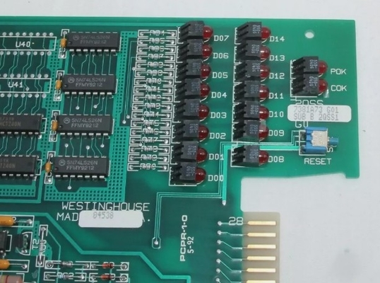 7381A73G01 Tabla de control de ovación de Westinghouse Vectrol Tarjeta de sensor de velocidad de entrada y salida de turbina