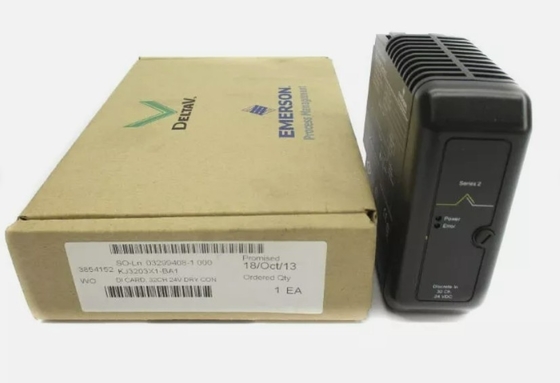 KJ3203X1-BA1 Emerson DI 32 canales 24 VDC con tarjeta de contacto seca