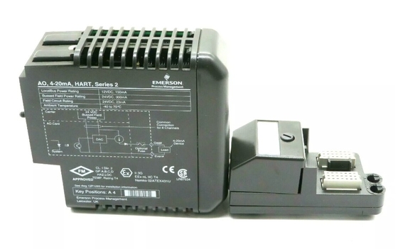 KJ3221X1-BA1 Emerson AO 8 canales 4-20 mA Tarjeta redundante de la serie 2 de HART