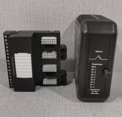 El bloque de terminales discretos rojo de Emerson KJ3201X1-EA1