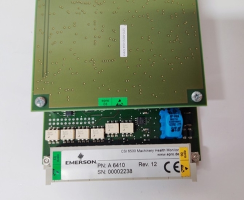 A6410 Válvula Emerson y monitoreo de expansión de la caja para el monitoreo de estado de la maquinaria AMS 6500