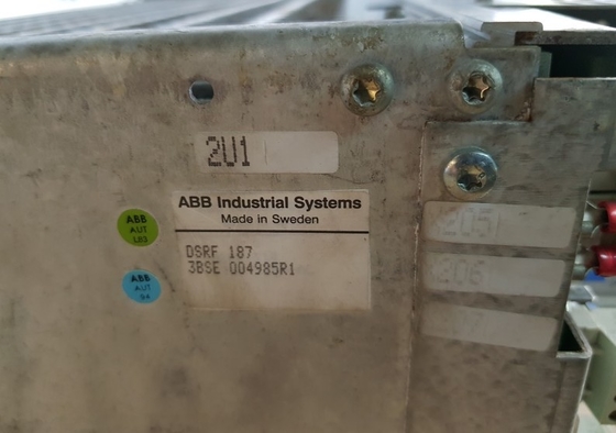 DSRF187 3BSE004985R1 ABB Advant OCS S100 Carpeta de entrada y salida