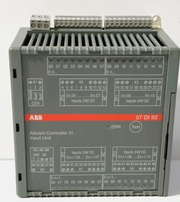 07DI92 GJR5252400R0101 ABB Controlador avanzado 31 Unidad de entrada 07 DI 92