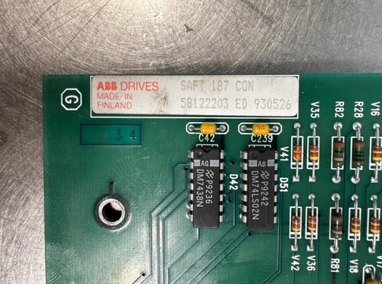 SAFT 187 CON 58122203 Tabla de control de la ABB