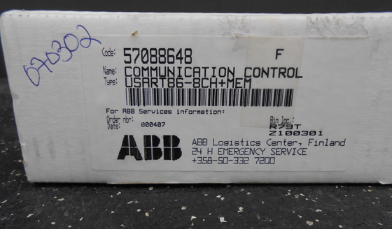 Tarjeta de control de comunicación ABB USART86-8CH+MEM 57088648