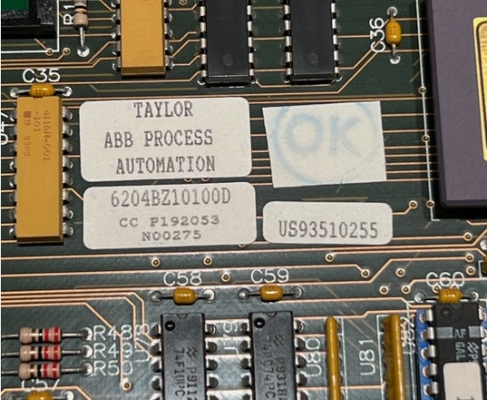 6204BZ10100D Tabla de CPU de ABB