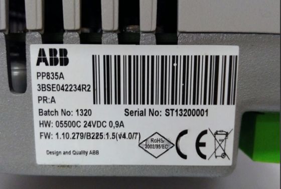 PP835A 3BSE042234R2 Panel táctil ABB