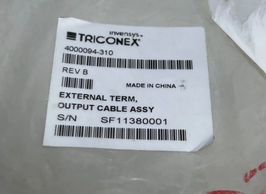 4000094-310 Cables Invesys Triconex