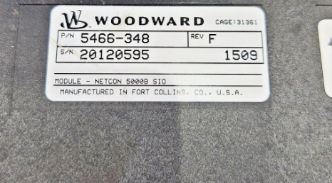5466-348 Woodward NetCon 5000B SIO Módulo