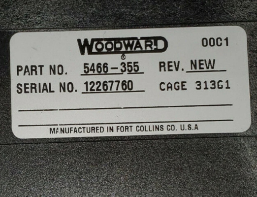 5466-355 Módulo de transceptor de chasis remoto de Woodward Netcon