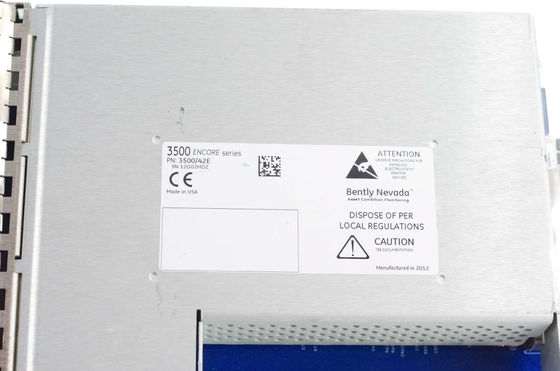 Bently Nevada 3500/42E Modulo de monitor de vibración mejorado de 4 canales de monitor Compatible con las normas API 670