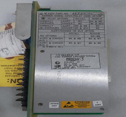 Bently Nevada 88984-01 Barreras internas Tarjeta de transmisión de entrada de señal