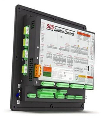 Controlador de turbina con gobernador digital Woodward 8200-1302 serie 505D con precisión de control de velocidad de ±0,05%, 8 entradas configurables y tiempo de respuesta de menos de 10 ms
