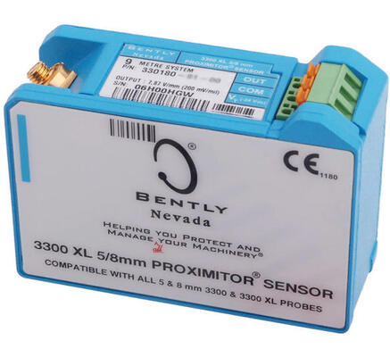 Bently Nevada 330180-50-00 3300 XL Sensor de proximidad para el sistema de sensores de corriente Eddy con instalación de tren DIN