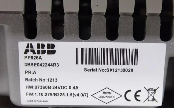 PP826A 3BSE042244R3 Panel de operador industrial de control de TI de ABB Producido