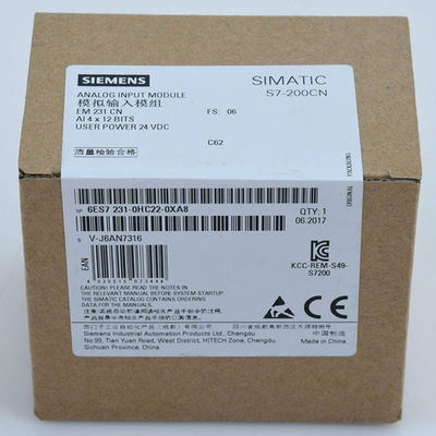 unidad simatic del módulo entrado de análogo del EM 231 del NC de la CPU de Siemens 6es7231-0hc22-0xa8 Siemens s7-1200