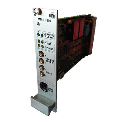 Sistema de control en doble canal del monitor MMS6310 DCS del pulso dominante de EPRO MMS 6310
