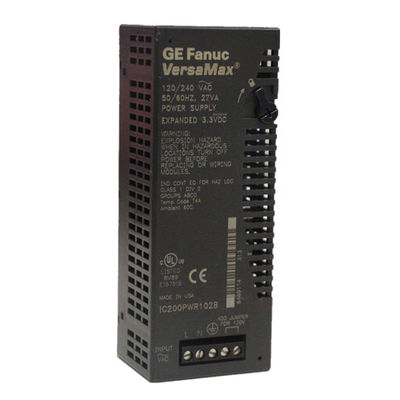 El PLC VersaMax de IC200PWR102 GE Fanuc amplió la unidad de la fuente de alimentación