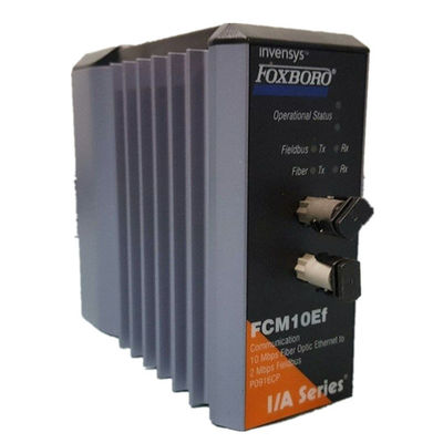 Fibra óptica de la comunicación 10Mbps de DCS de las piezas de FCM10EF Foxboro a 2Mbps Fieldbus P0916CP