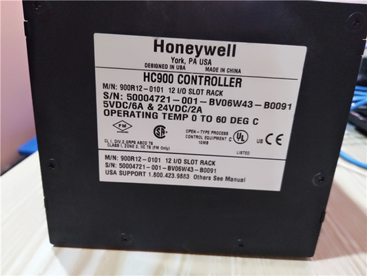 módulo del PLC del regulador del estante HC900 de la entrada-salida de la ranura de 900R12-0101 Honeywell 12