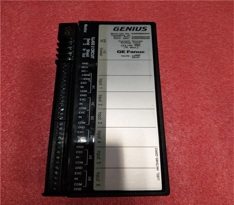 Bloque análogo actual General Electric del sistema del PLC de la entrada-salida del genio de IC660BBA020 GE Fanuc