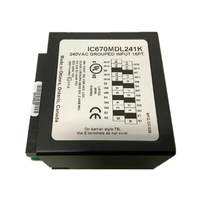Posición de la entrada-salida 24VDC del campo de IC670MDL640 GE Fanuc GE/módulo entrado discreto negativo General Electric