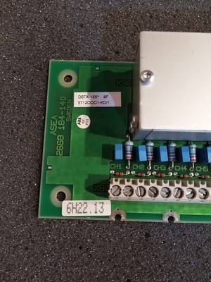 Recambios 3BSE018323R1 del PLC de la unidad de conexión de las unidades de terminación de E/S de DSTA155P ABB S100