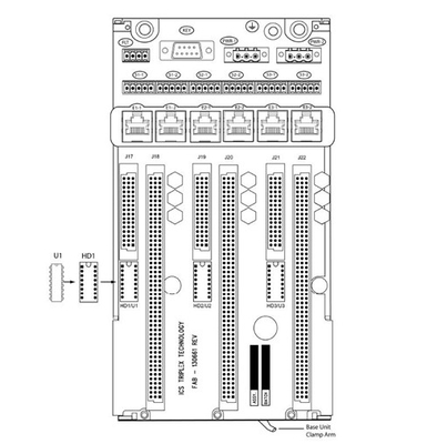 PLC DCS Rockwell Automation del regulador de AADvance de la unidad básica del procesador de T9100 Rockwell ICS