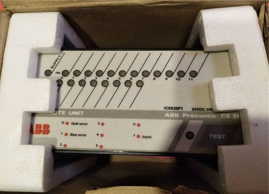 CS de ICSK20F1 ABB Procontic 31 recambios FPR3327101R1202 del PLC de la unidad remota CS31 de la entrada-salida de ICSK 20F1