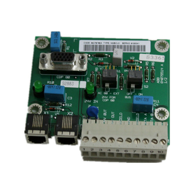 Recambios del PLC de las impulsiones de MultiDrive de la serie del inversor ACS600 de NMBC-01 ABB de Modbus de la unidad refrigerada de la terminación