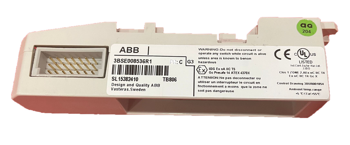 ABB TB806 3BSE008536R1 Advant 800xA Modulebus Adaptador de cable de extensión D-Sub 25, hombre