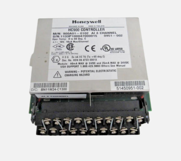 Honeywell 900A01-0102 8-channel General Purpose Analog Input Module for HC900 Process Control